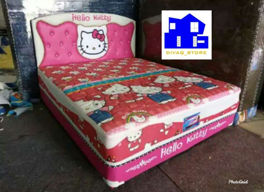 Promo Springbed Karakter Doraemon, Hello Kitty, Froozen (Type Boxy