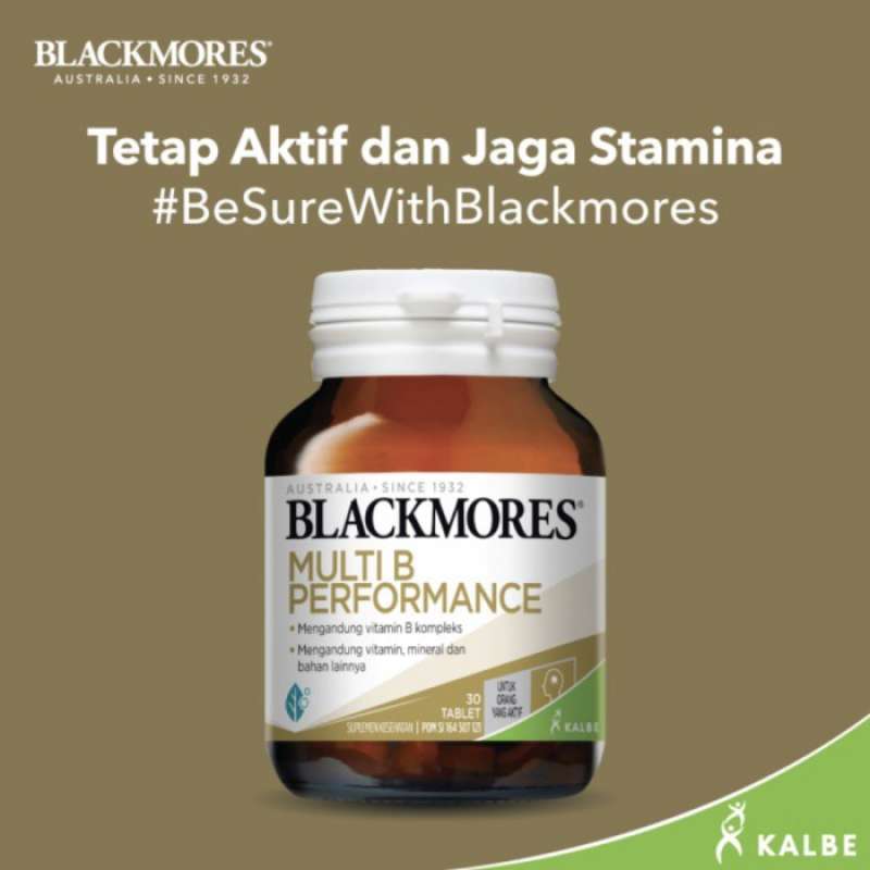 Jual Blackmores Multi B Performance 30 Tablet Vitamin B Complex