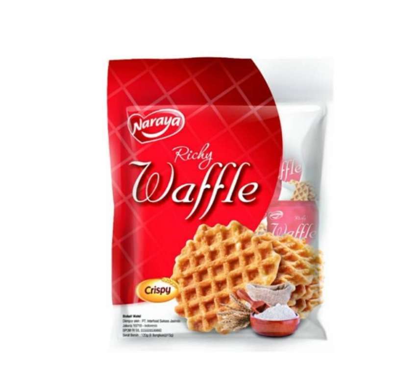 Jual Richy Egg Butter Waffles Naraya 120 g / Waffle Crispy ( Halal MUI