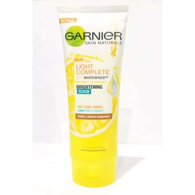 Promo GARNIER LIGHTENING COMPLETE 100ML FACIAL FOAM SCRUB PURE LEMON