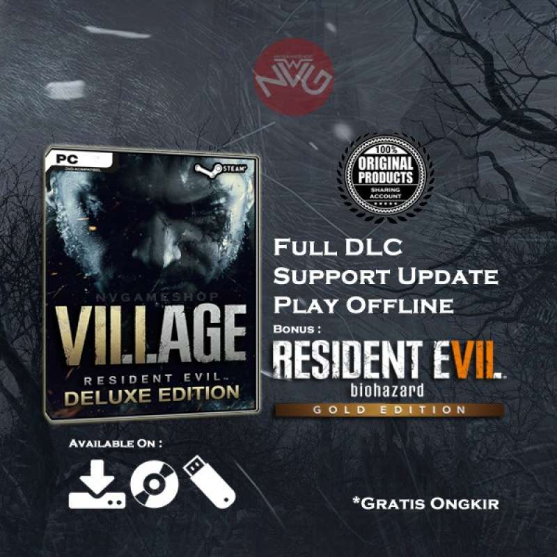 Jual Resident Evil Village VIII 8 RE Village VIII 8 Deluxe Edition PC