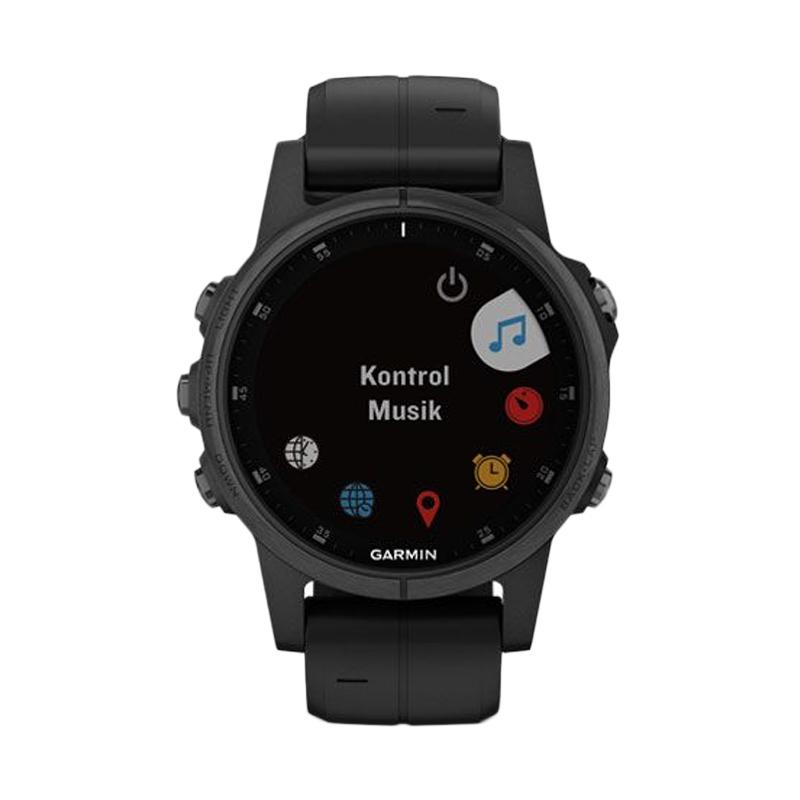 Jual Garmin Fenix 5s Plus Smartwatch - Black with Black