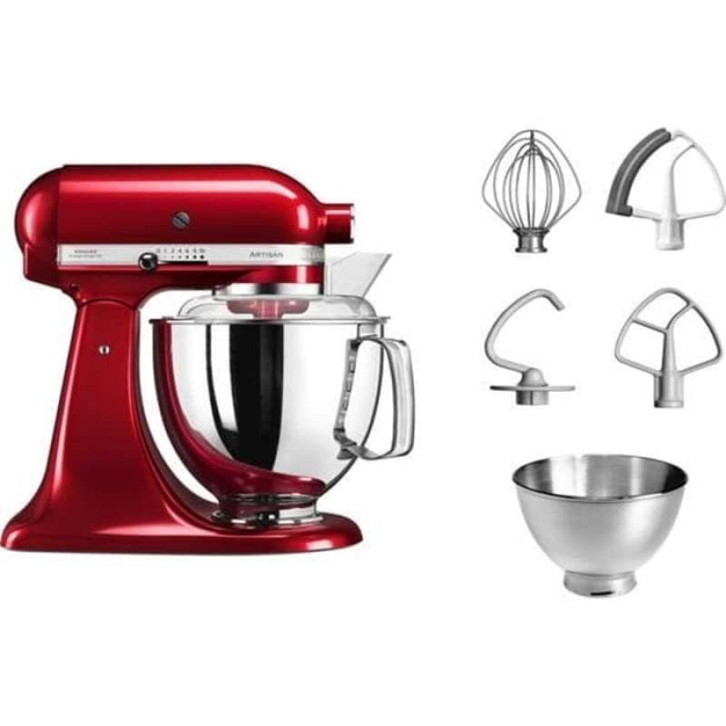 Promo KitchenAid Artisan Mixer 4.8 L 5KSM175 Candy Apple Diskon 19 di