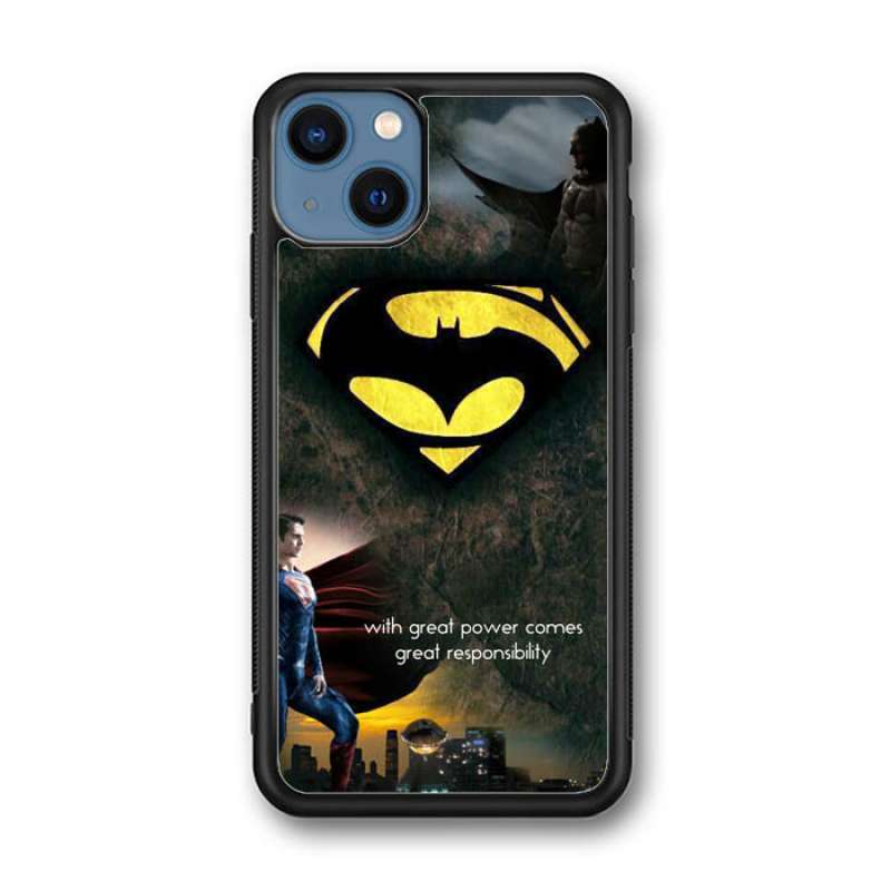 Promo Case Custom iPhone 13 batman vs superman W3552 di