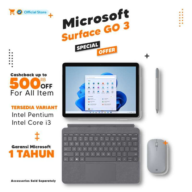 Microsoft Surface Go 1 - Pentium 4Go 64Go - Tablette Wi-Fi 10 Pouces Occasion