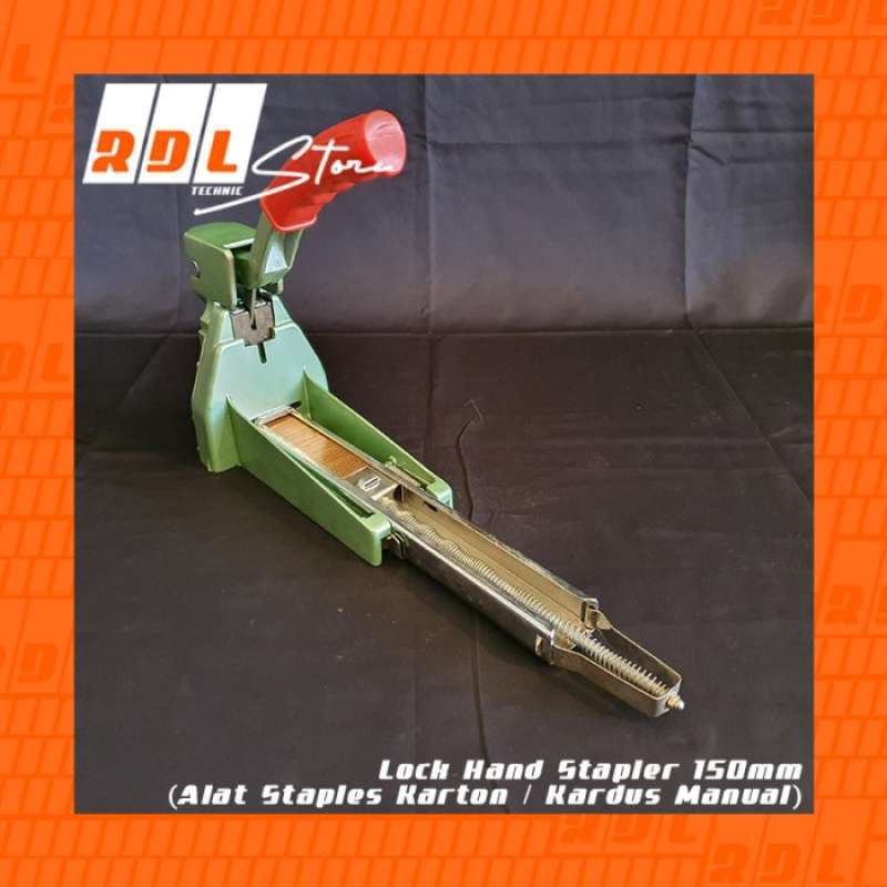Promo Lock Hand Stapler 150mm (Alat Staples Karton / Kardus Manual