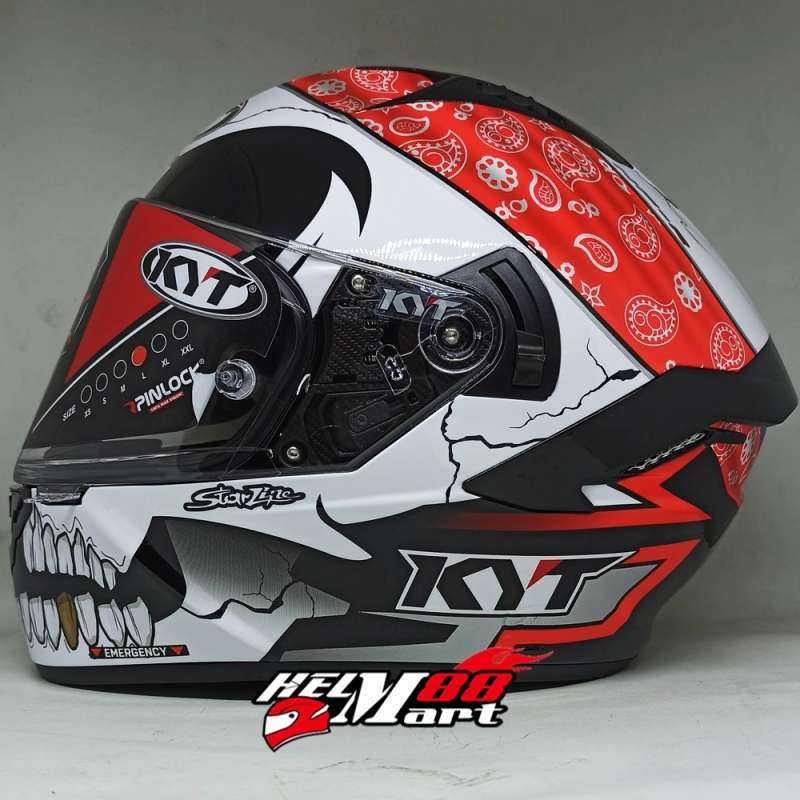 Jual KYT NFR Pirate Helm KYT FullFace NFR PIRATES (PAKET 2KG) di