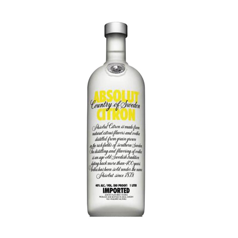 Jual Absolut Citron Minuman Alkohol [1 L] di Seller LIQUOR WAREHOUSE ...