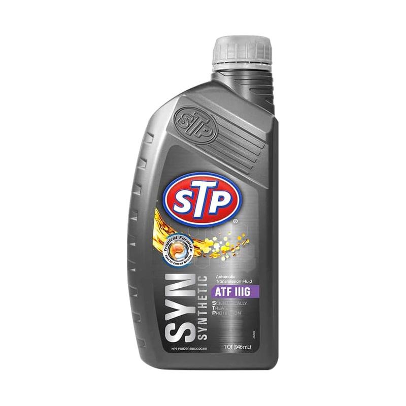 Promo STP Synthetic ATF DEX III Oil [946 mL] Automatic Transmission Fluid Oli Matic Transmisi