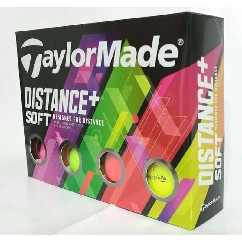 Jual Golf Ball Taylormade Distance + Distance+ Plus Soft Color Bola