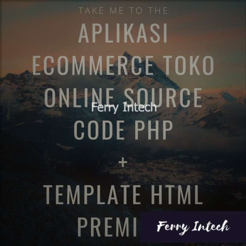 Promo APLIKASI ONLINE SHOP MARKETPLACE SOURCE CODE PHP + TEMPLATE HTML ...