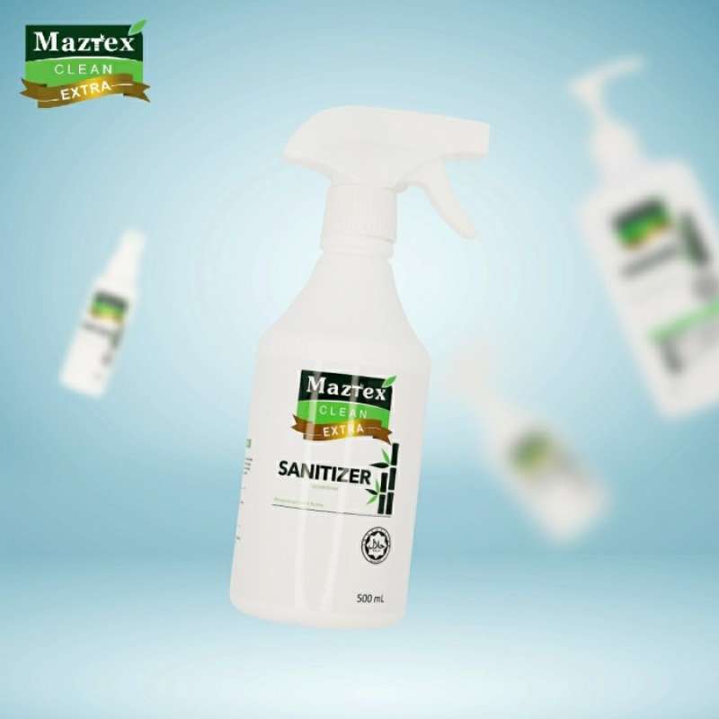 Jual Maztex clean extra 500 ml (Liquid Spray Sanitizer + Disinfektan