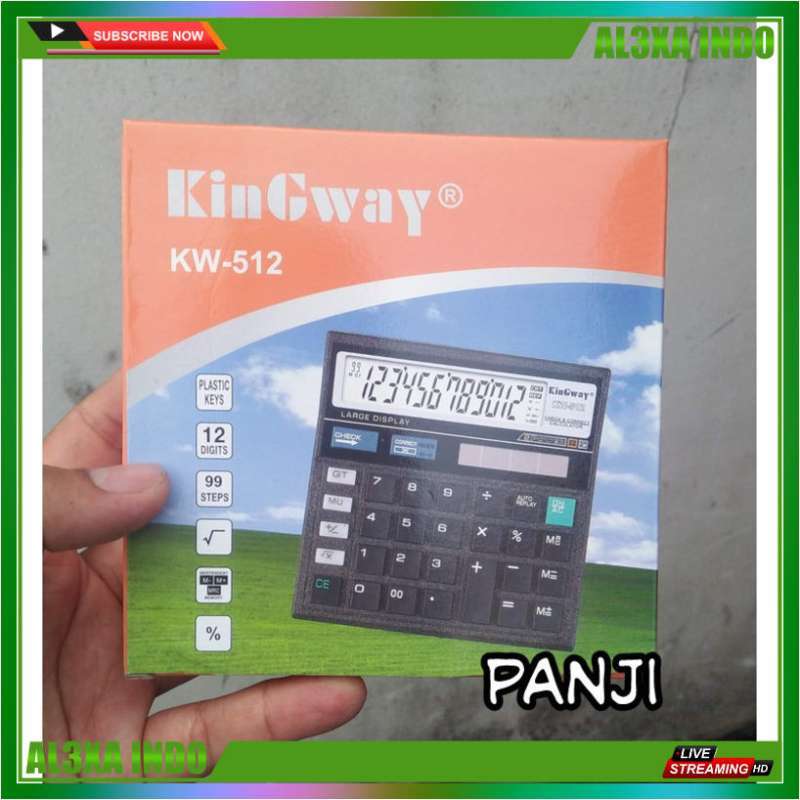 Jual Kalkulator 12 Digit Electronic Calculator Kantor Atau Dagang di ...