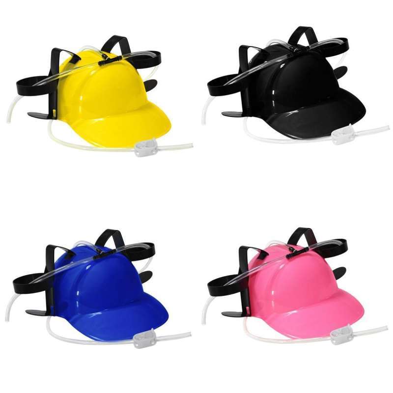 Jual Novelty Drinking Helmet Beer Hat Guzzler Drink Holder Stag Do