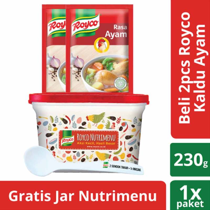 Jual ROYCO Rasa Ayam Bumbu Penyedap 2 pcs x 230 g Free ...