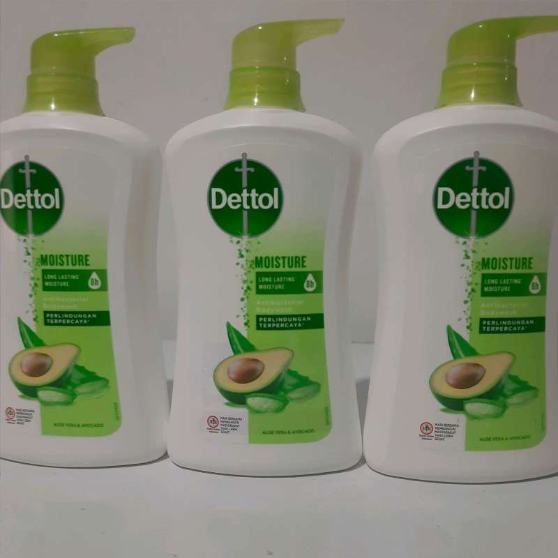 Jual DETTOL Body Wash Sabun Mandi Cair Aloe Vera Avocado 625 m Pump di