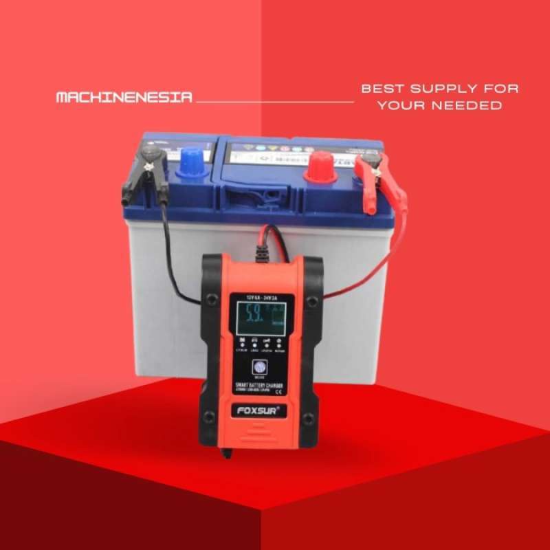 Jual CHARGER AKI MOBIL MOTOR TRUK KAPAL GENSET 12V 24V 120AH / CAS AKI