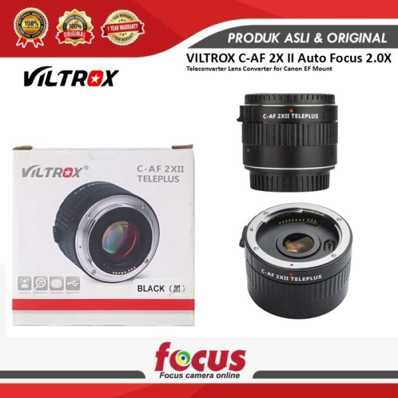Promo Viltrox CAf 2X Teleplus Teleconverter Extender For Dslr Canon Ef