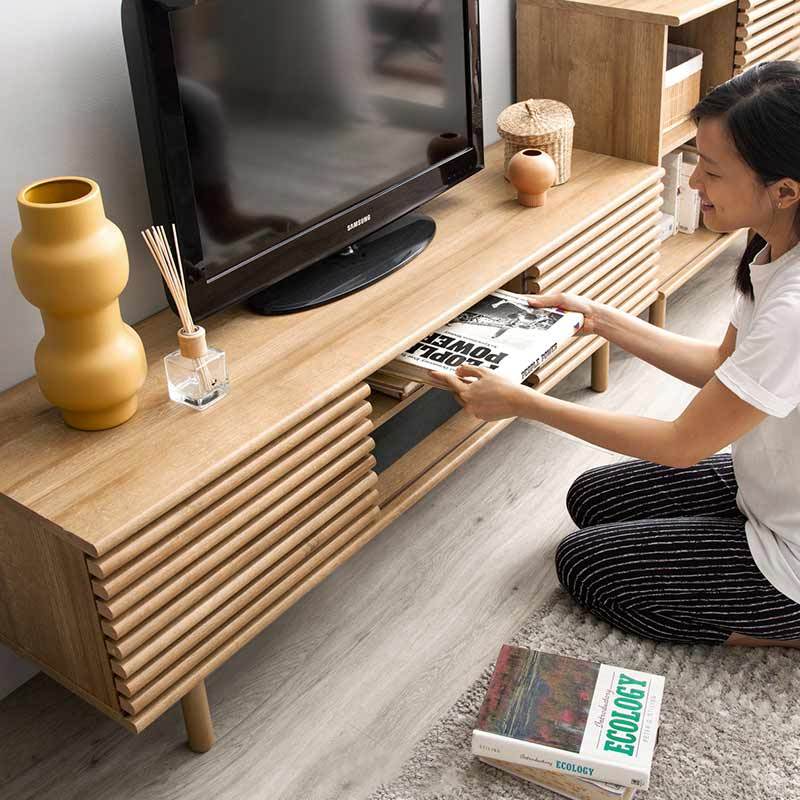 Jual Dekoruma Kyoto Rak Meja TV Kayu Minimalis dengan ...