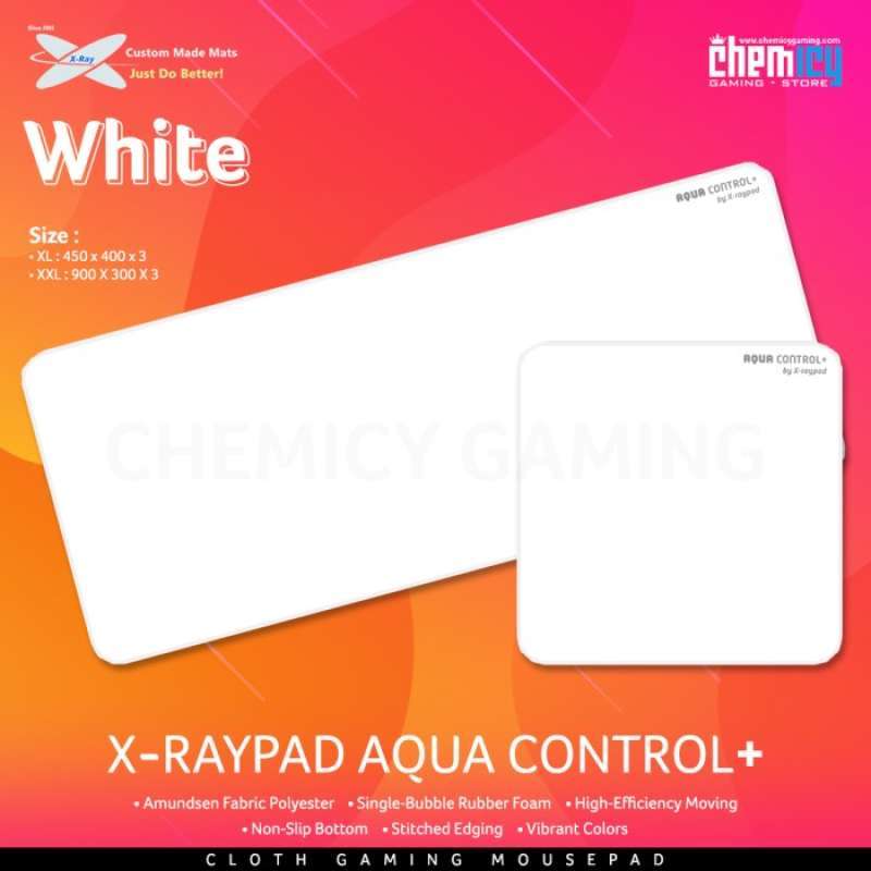 Jual XRaypad White Aqua Control Plus Gaming Mousepad di Seller Cullen