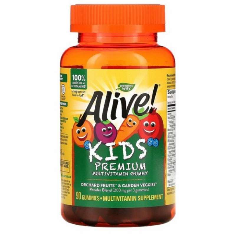 Jual (DIJAMIN ASLI) Nature's Way Alive! Kids Premium Multivitamin 90