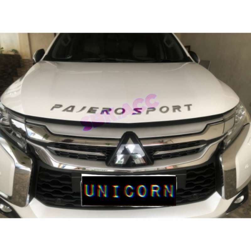 Jual Emblem Pajero Sport Chrome / Engine Hood Emblem Pajero Sport
