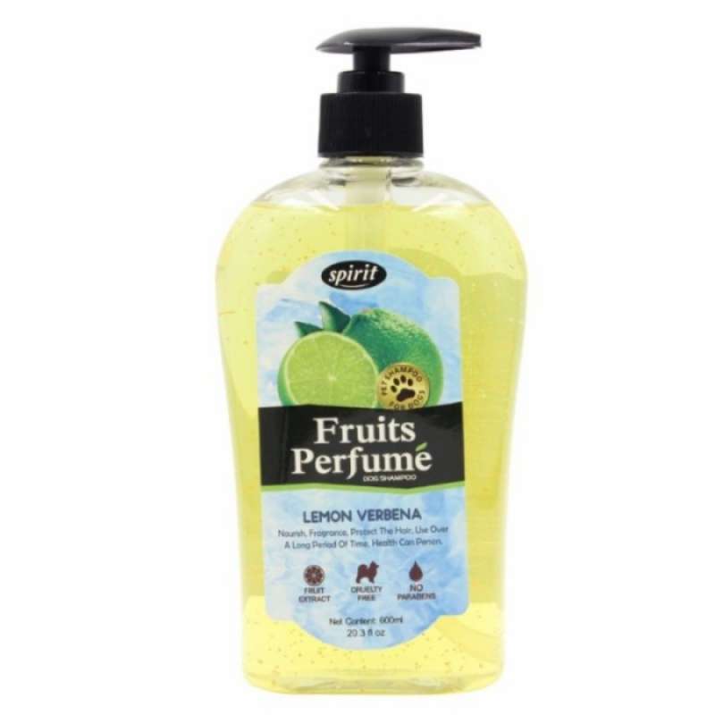 Jual Fruit Perfume Lemon Verbena Shampoo 600ml Sampo Anjing Dog