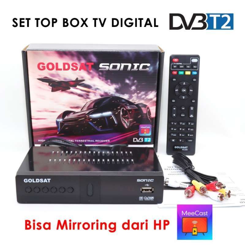 Promo Set Top Box TV Digital GOLDSAT SONIC DVBT2 STB Terrestrial SET