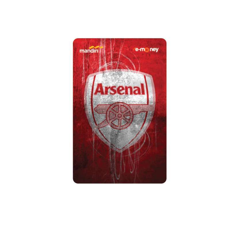 Jual Kartu Emoney Mandiri Arsenal 4 Club Bola Sepakbola Kartu Etoll E