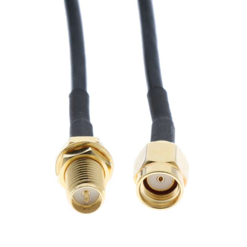 Promo Antenna Connector RP-SMA Extension Cable Cord for WiFi Wireless ...