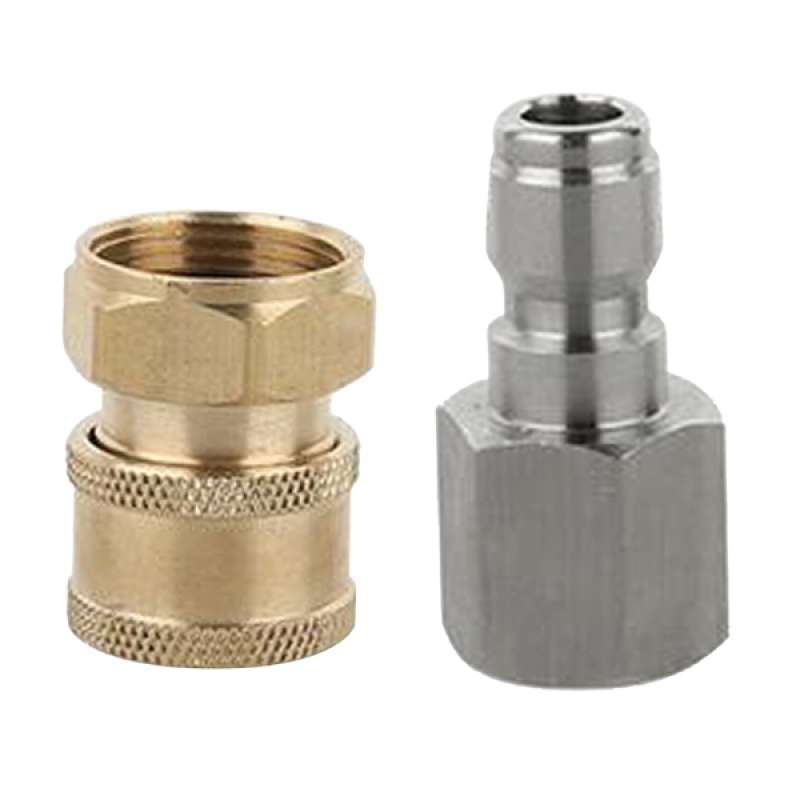 Promo 2x Quick Connector Coupler for Pressure Washer Nozzle Hose Pipe
