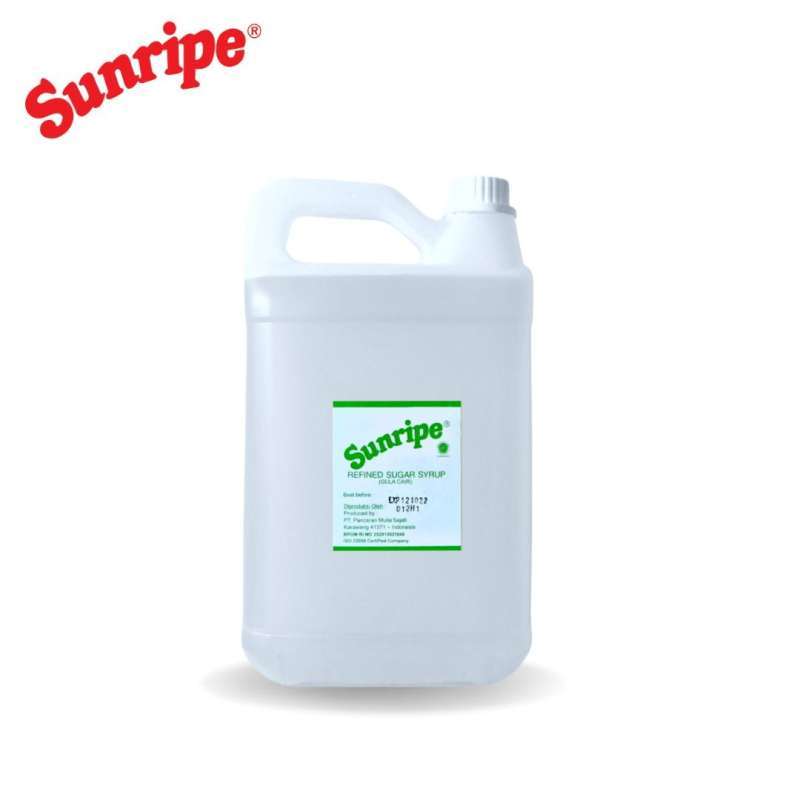 Jual Sunripe Refined Sugar Syrup Simple Syrup Gula Cair 5 Liter Di