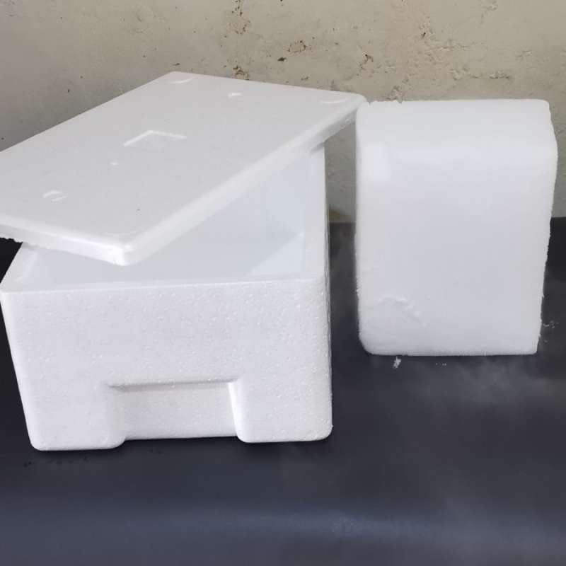 Promo Dry Ice 10Kg + Box Styrofoam Kecil Diskon 26 di Seller Cutseals