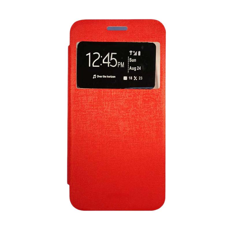 jual gea flip cover casing for lenovo a2010 merah jual gea flip cover casing for lenovo a2010 merah