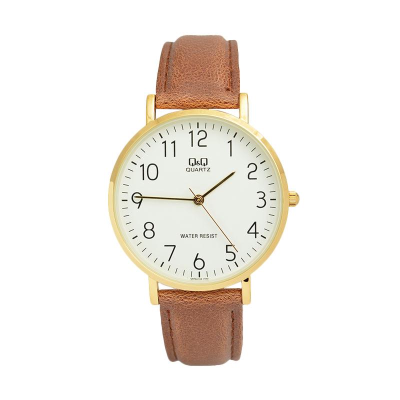 jual q q q978j104y casual jam tangan pria brown jual q q q978j104y casual jam tangan pria brown