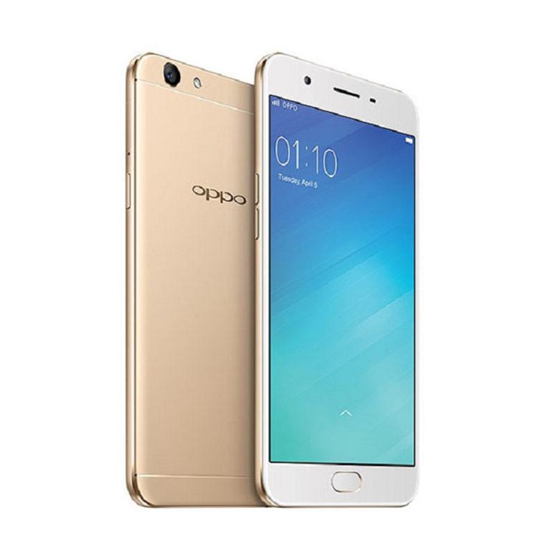 Jual OPPO F1 Plus Smartphone - Gold [64 GB/ 4 GB] Murah