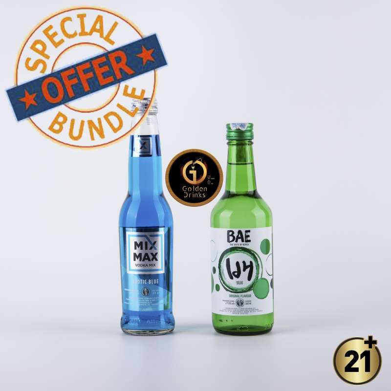 Jual Promo Bundle Soju Bae Dengan Mix Max Vodkamix (original Dan Resmi