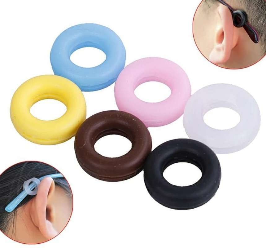 Promo Ear Hook Anti Slip Kaitan Gagang Kacamata Model Bulat isi 5 psc