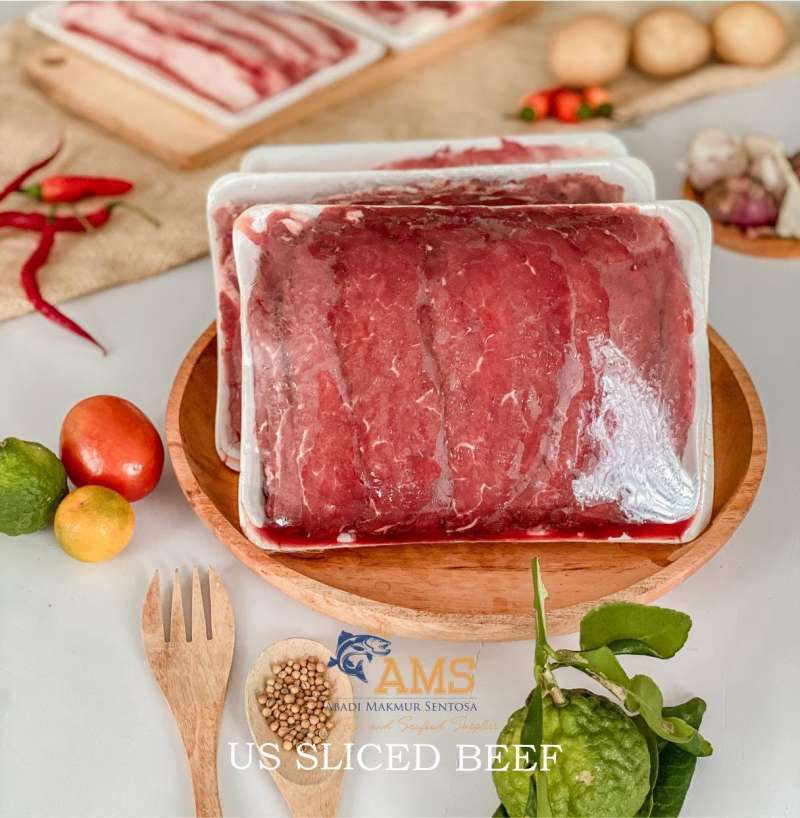 Jual US Sliced Beef low fat di Seller Frozen Fish Jogja Sardonoharjo