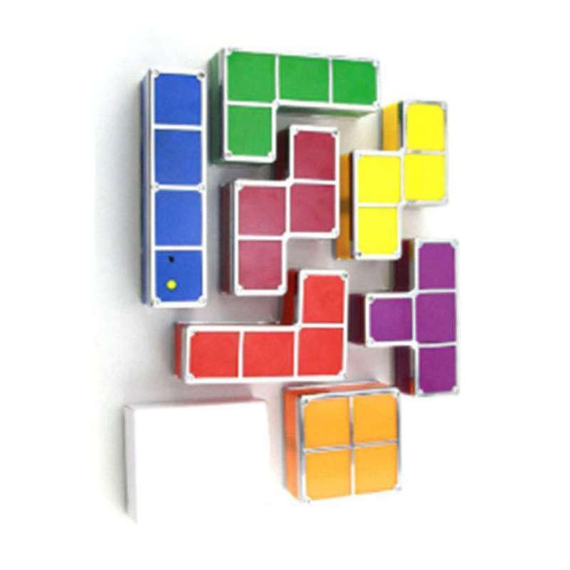 Jual Tetris Block Night Light Stackable Puzzles Lamp LED Induction ...