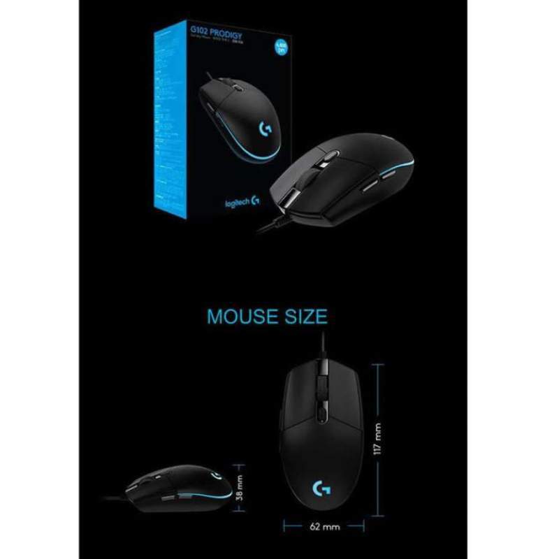 Jual New Logitech G102 Mouse Gaming Prodigy Terbaik di Seller PAG