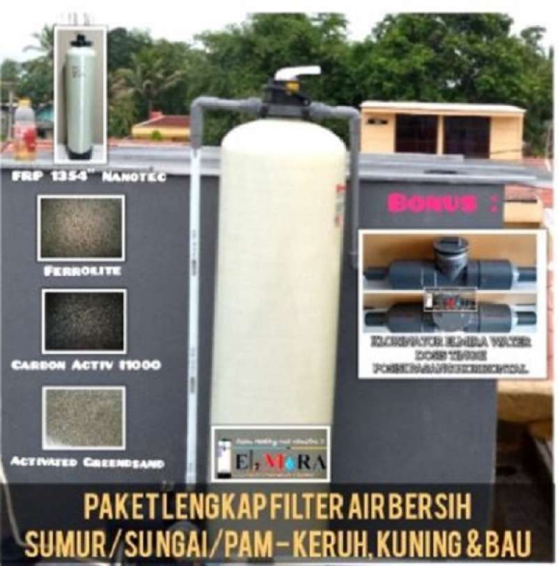 Jual Filter Air Sumur BOR Sungai PAM M12F+Maks di Seller Elmira Water
