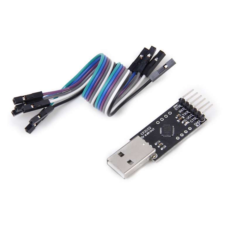 Promo USB 2.0 to TTL UART 6PIN Module Serial Converter CP2102 STC PRGMR ...