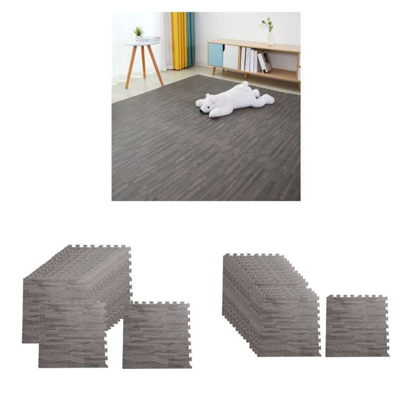 Promo 32Pcs Large Eva Foam Mats Soft Floor Tiles Interlocking Play Kids