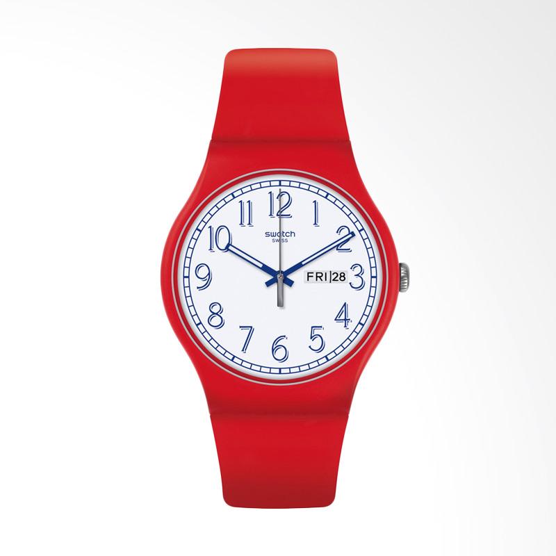 Jual Swatch SUOR707 Red Me Up Jam Tangan Pria - Merah 