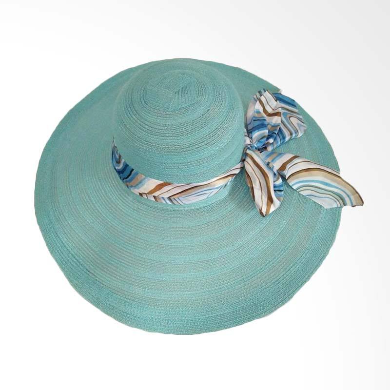 Jual D&D Hat Collection Floppy Hat Wide Ribbon Topi Pantai 