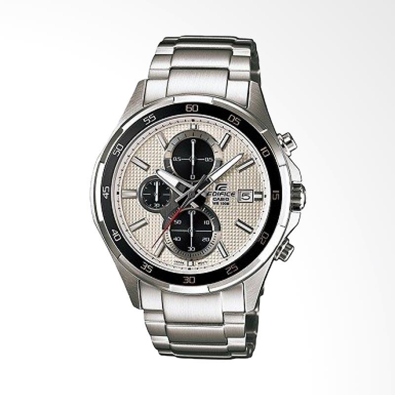 Jual CASIO EDIFICE Chronograph Bahan Tali Stainless Steel 