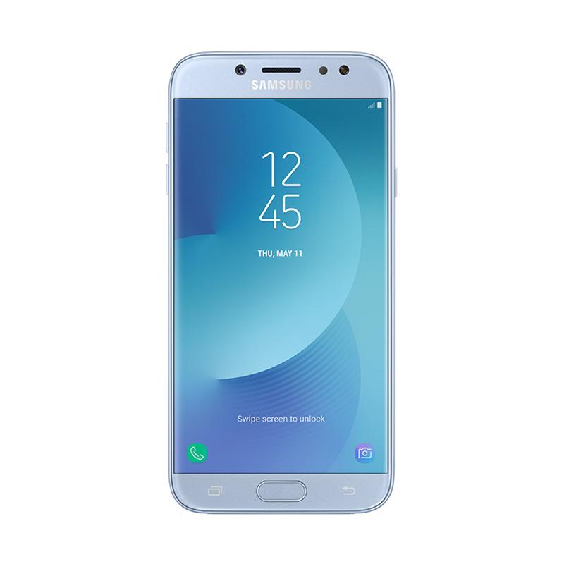 Jual Samsung Galaxy J7 Pro Smartphone - Blue Silver [32GB/ 3GB/ D] di