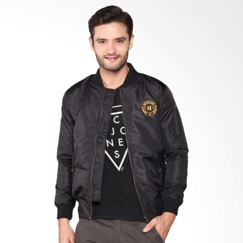 jual hemmeh bomber jaket pria hitam harga jual hemmeh bomber jaket pria hitam harga