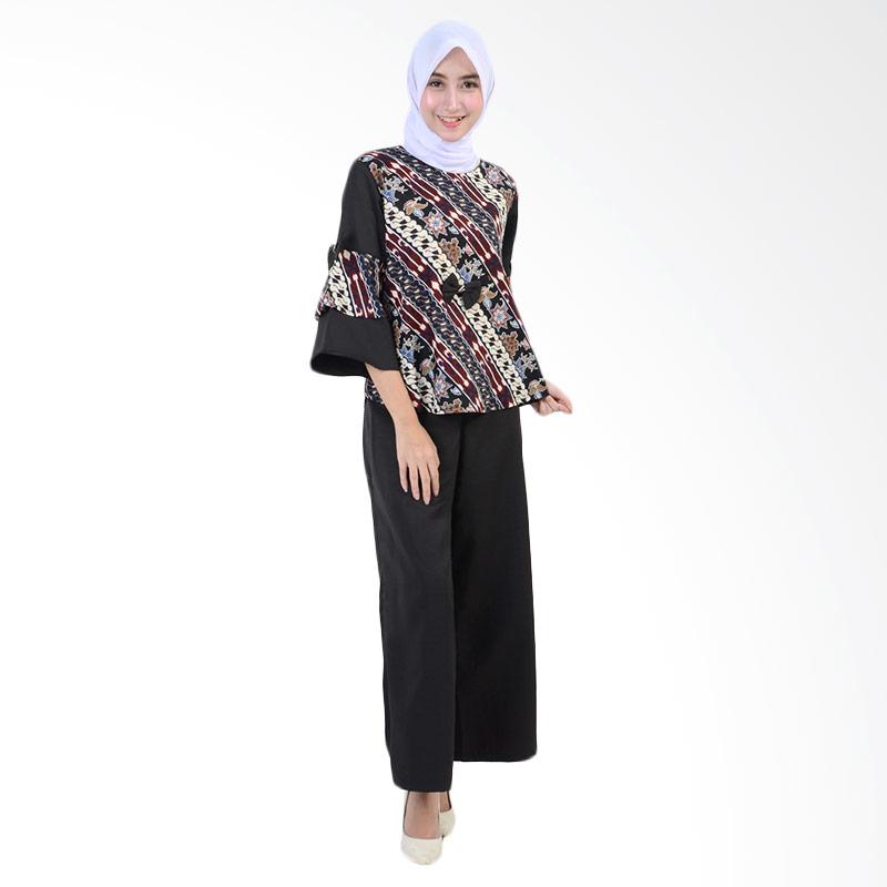 Jual Daily Deals Jfashion Blouse Batik  Dan Celana  Kulot  